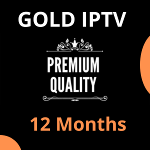 Abonnement IPTV  TV Gold Xtream 12 MOIS 